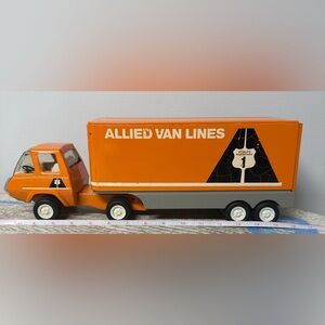 Vintage Tonka Pressed Steel Allied Van Lines Semi Truck